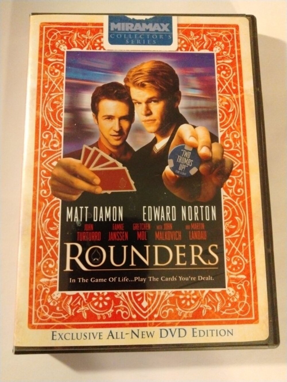 Rounders DVD Miramax Collectors Series Exclusive All New Edition NTSC R Rating